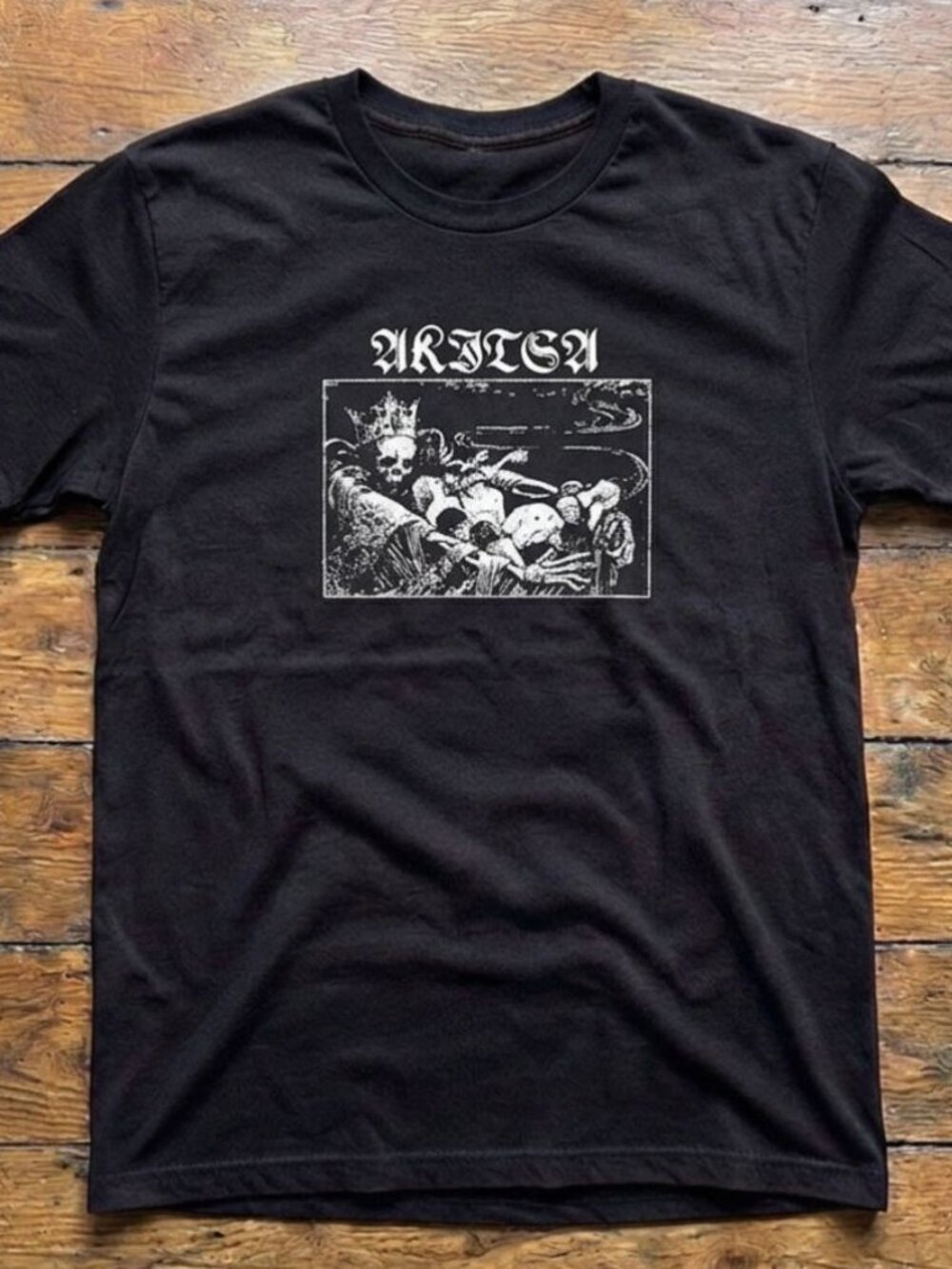 AKITSA Black Metal T-Shirt